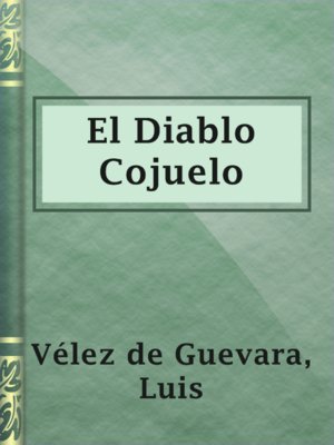cover image of El Diablo Cojuelo